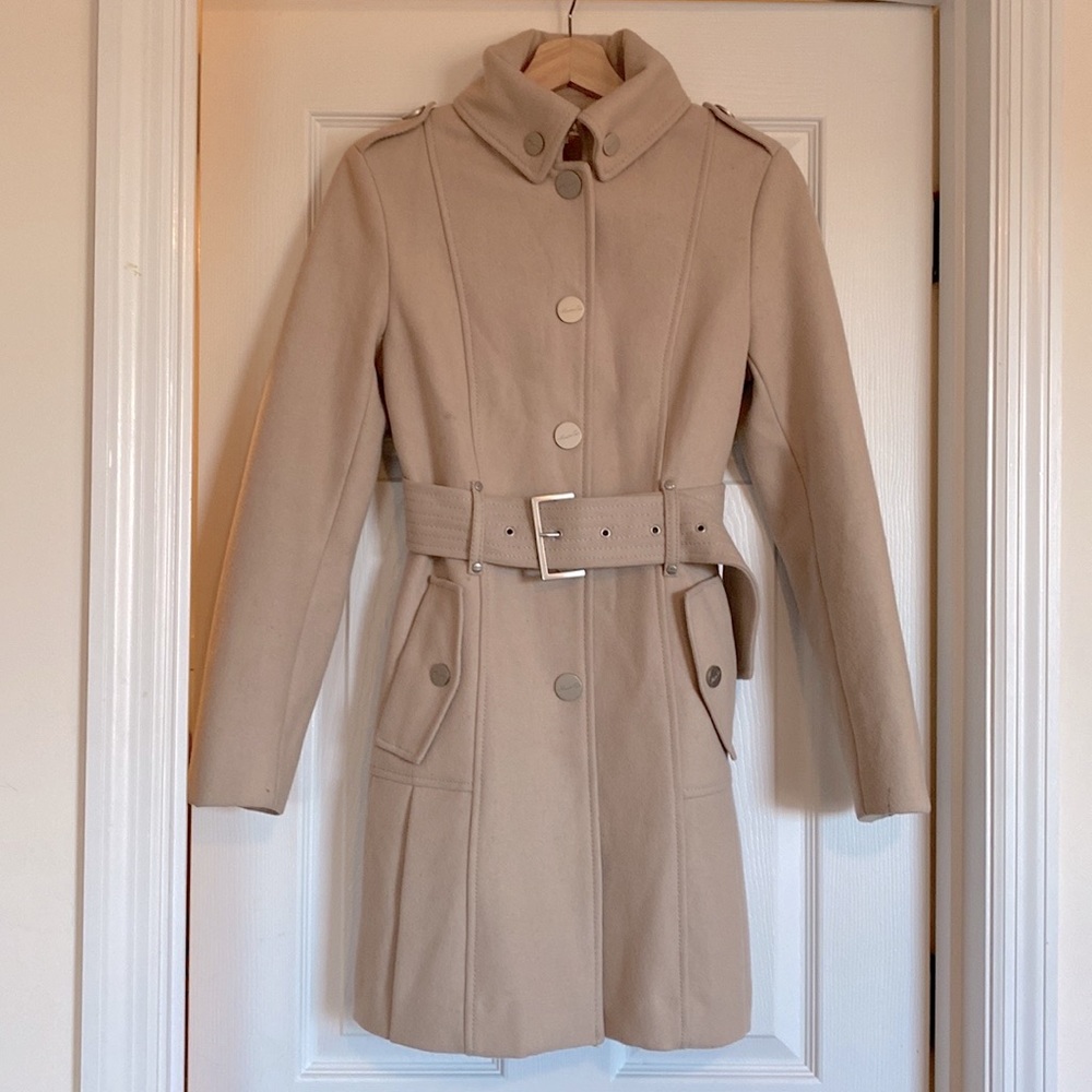 Kenneth Cole Wool Trench Coat